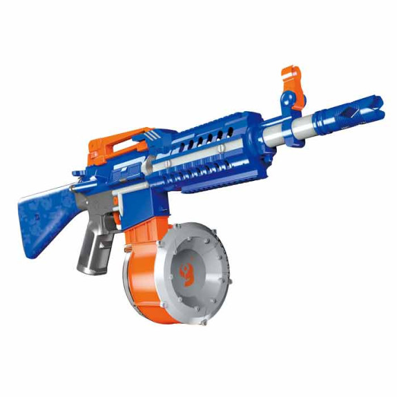 GUN | ELECTRIC CONTINUOUS SOFT BULLET GUN - BLUE